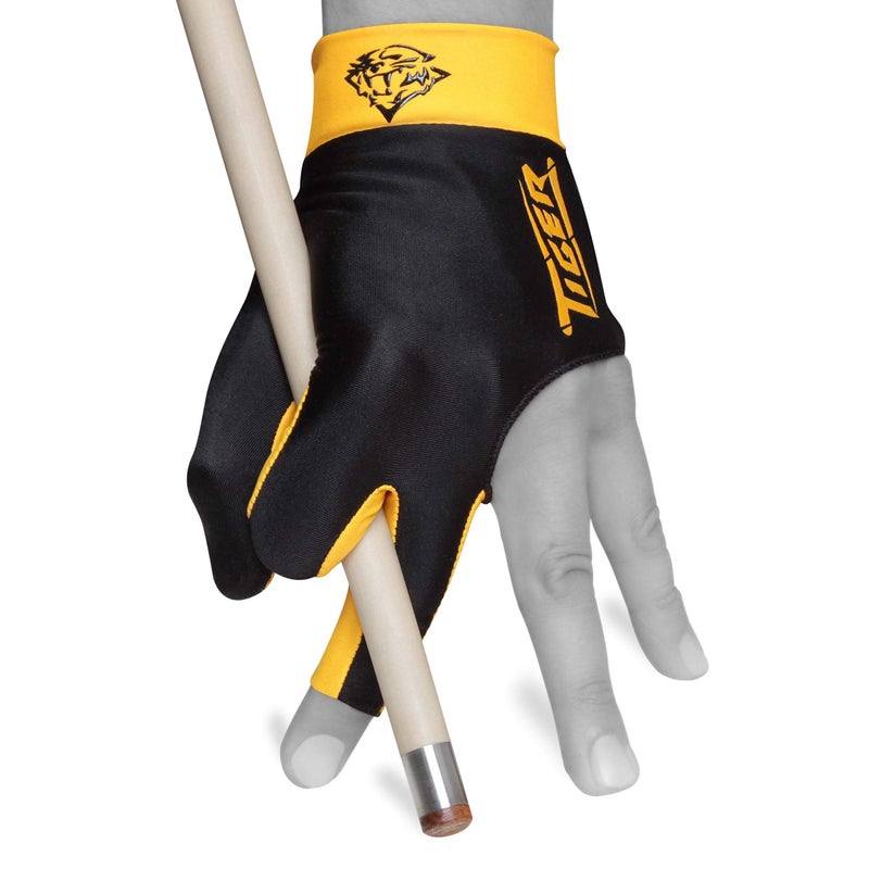 TigerProducts Tiger Billiard Pool Cue Glove - for Left Hand (Right-Handed Player) (Large) - Image 1